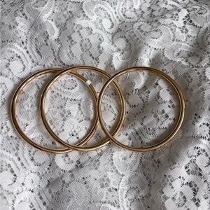 House of Harlow 1960 Gold Bracelet Trio